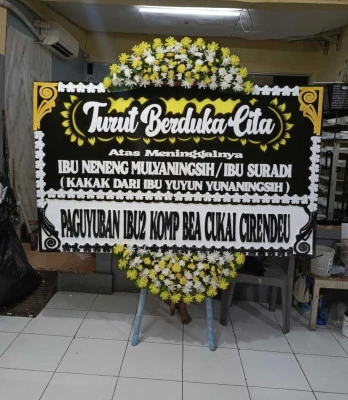 Papan Bunga di Pancoran